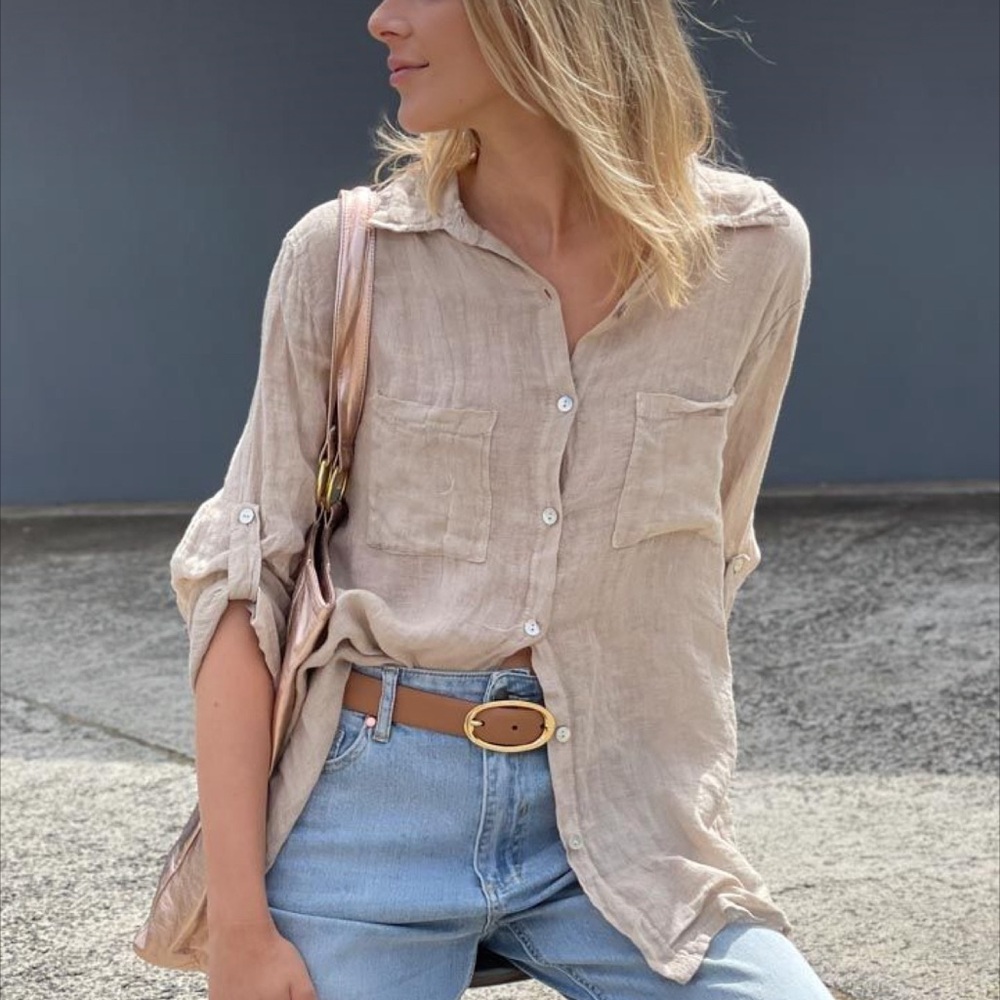❌SOLD❌Linen button down shirt